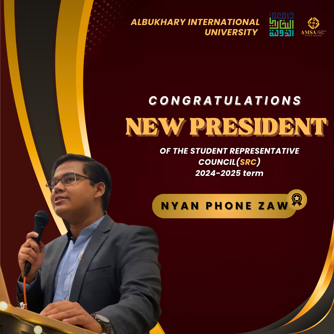 Historic Milestone: Nyan Phone Zaw Elected as AIU SRC President