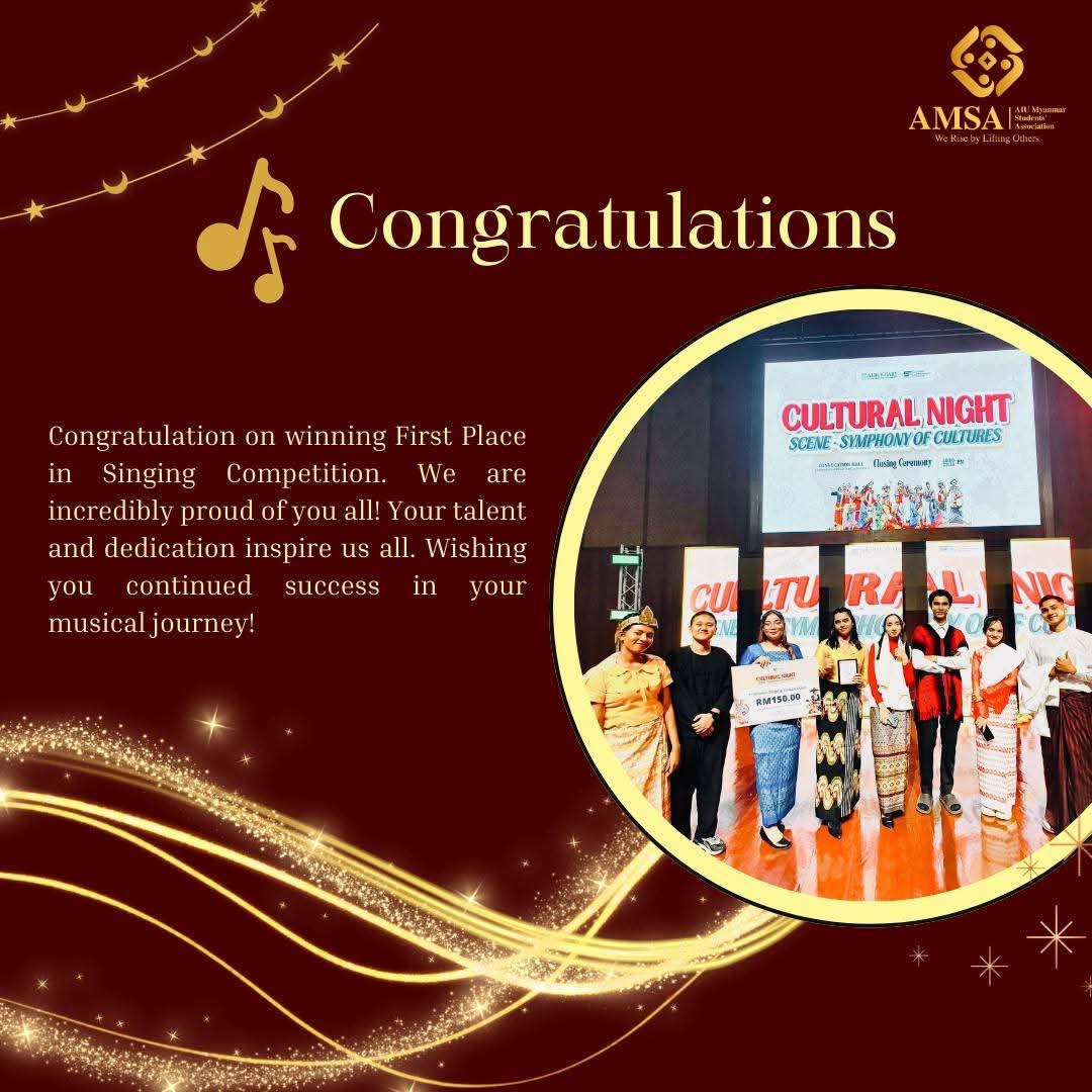 AMSA Singers Win the 2025 Cultural Night Singing Competition
