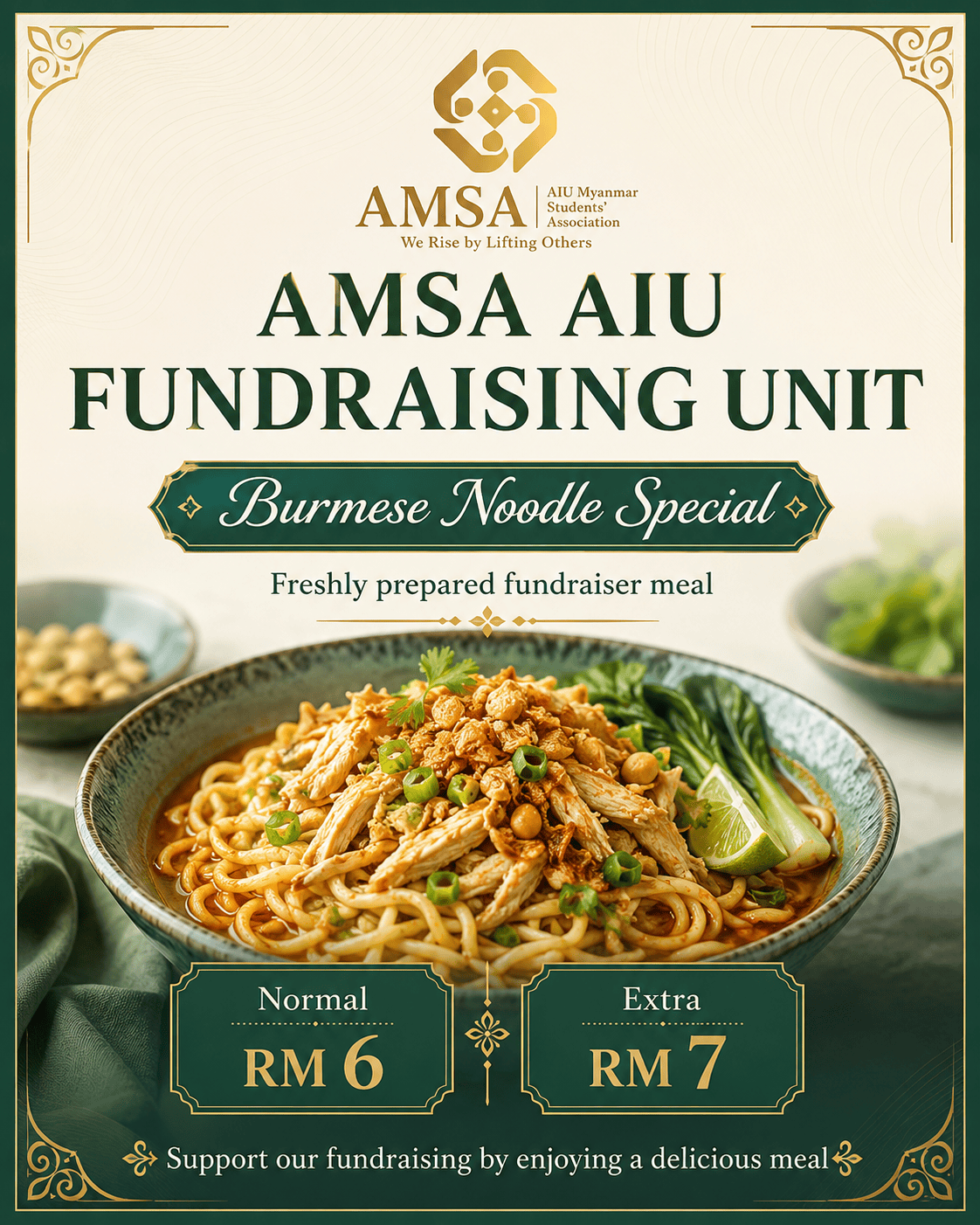 Burmese Noodle Special Fundraising Activity