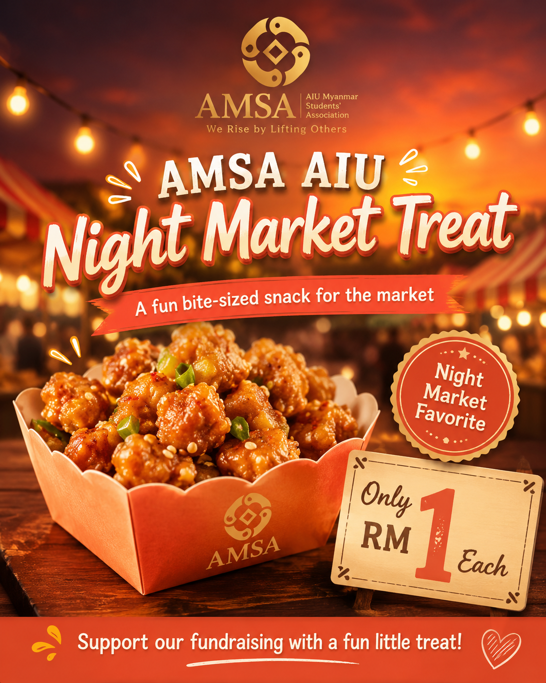 Night Market Treat Fundraising Activity
