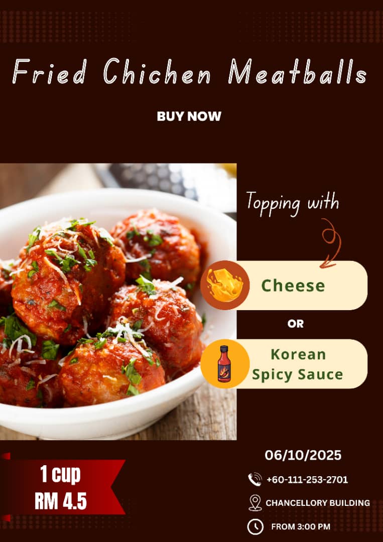 Fried Chicken Meatballs Food Sale
